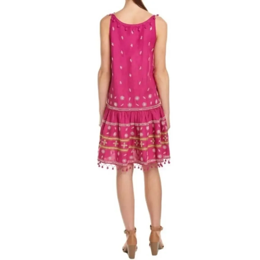 Calypso St. Barth Zulema Linen Dress Pink Size XS - Picture 2 of 12